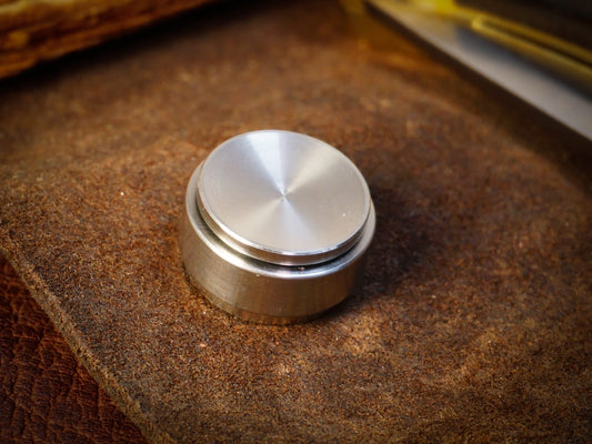 Kit 2.0 - 608 to r188 bearing adapter and micro fidget spinner, stainless steel