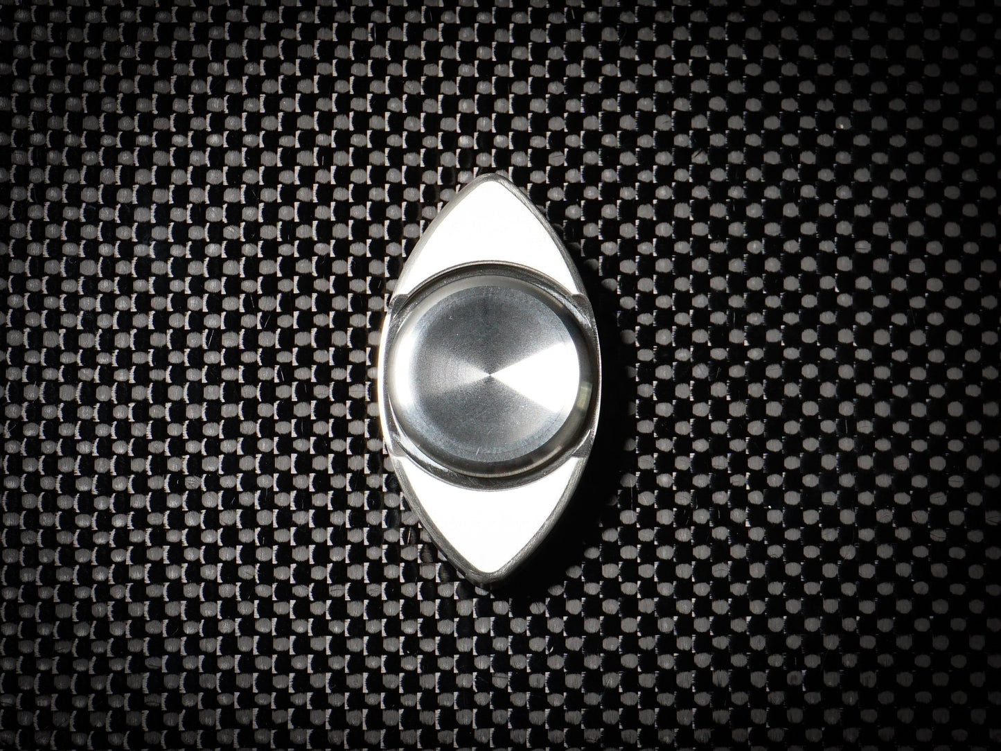 Micro Leaf Fidget Spinner - Stainless Steel