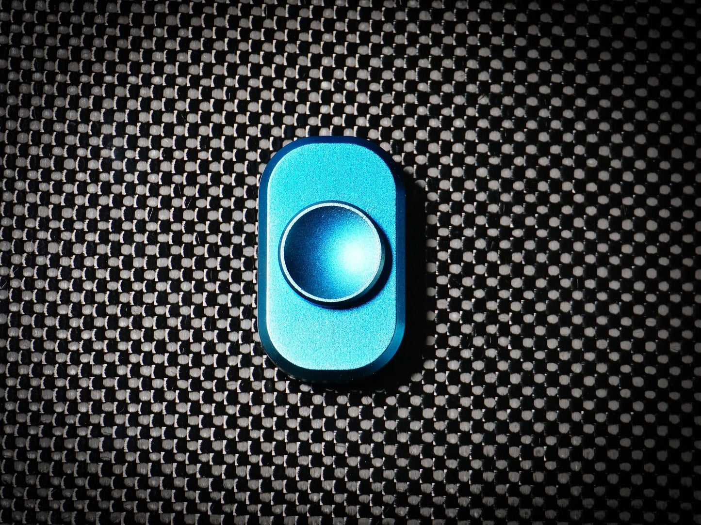 Bit - mini fidget spinner - silver, black, blue, or brass
