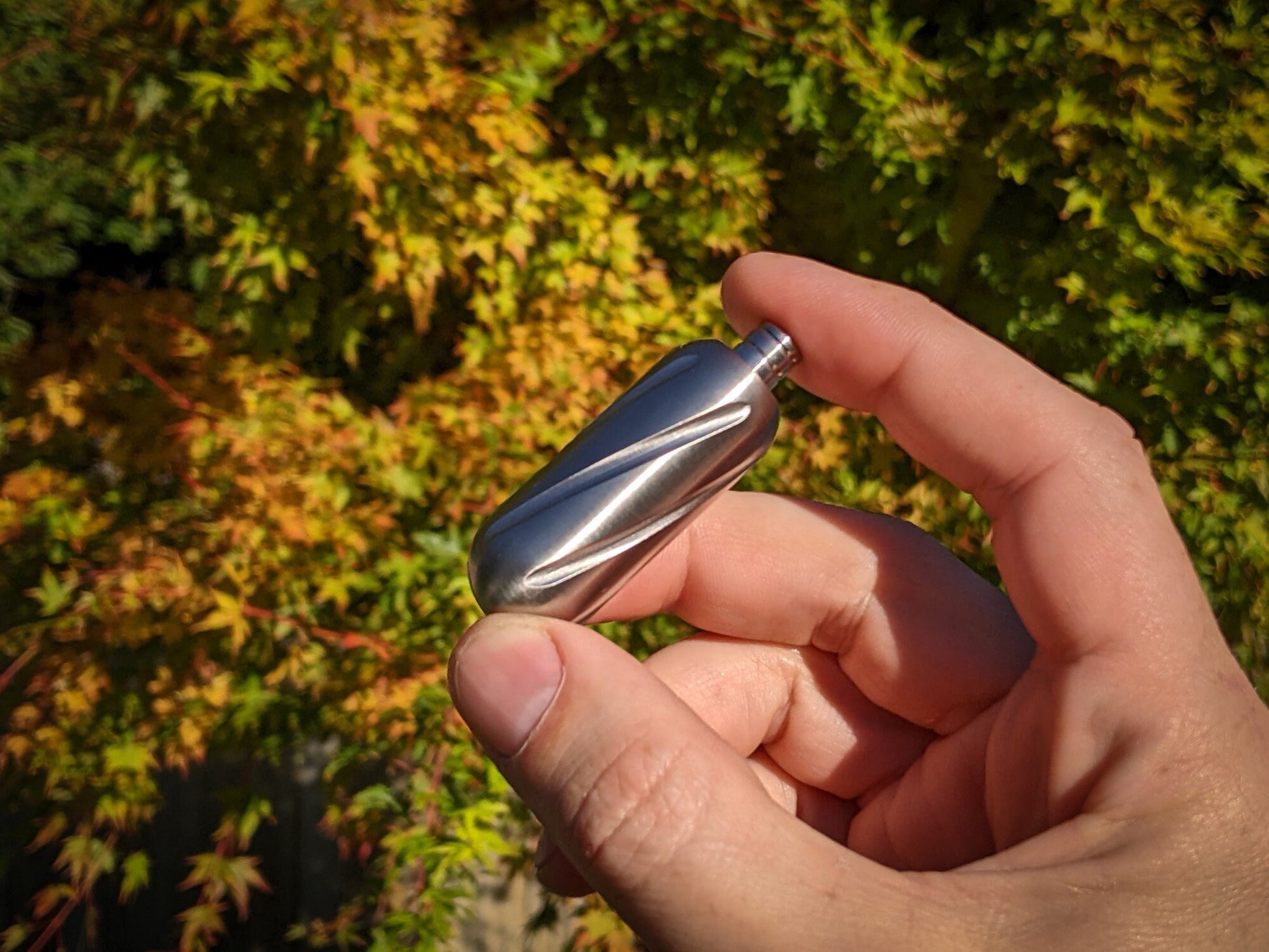 Fidget button clicker 2.0 - Decompression Push clicker, Stainless Steel EDC anxiety toy