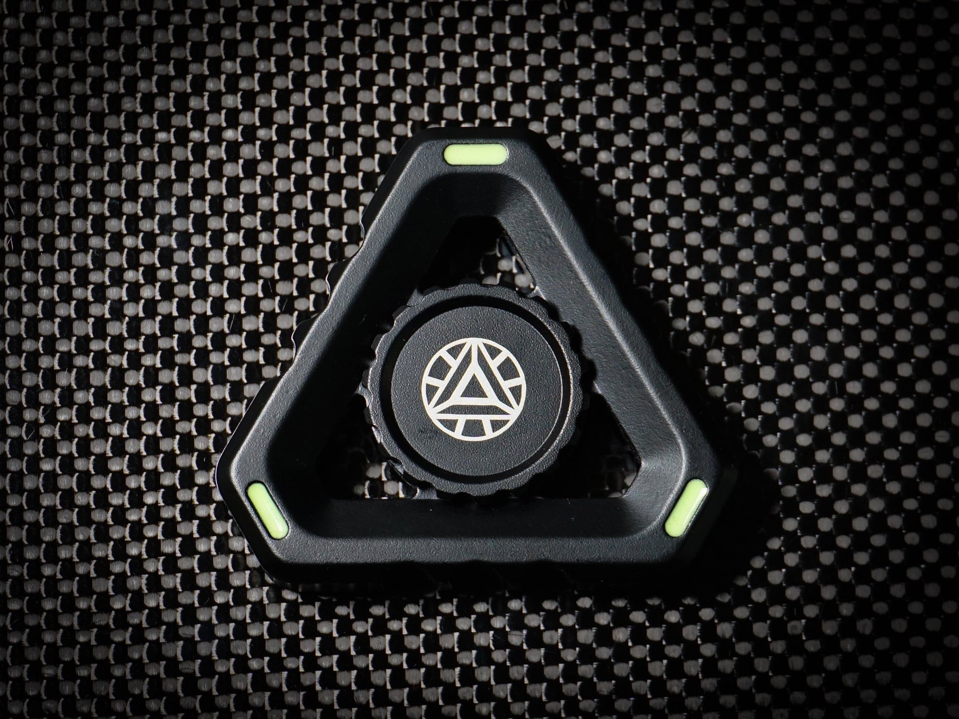 Trine Fidget spinner - triangle shape Heavy Duty Metal Spinner, black, blue, white, red