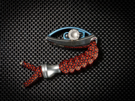 Lucky fish keychain, fidget slider and fidget spinner combo