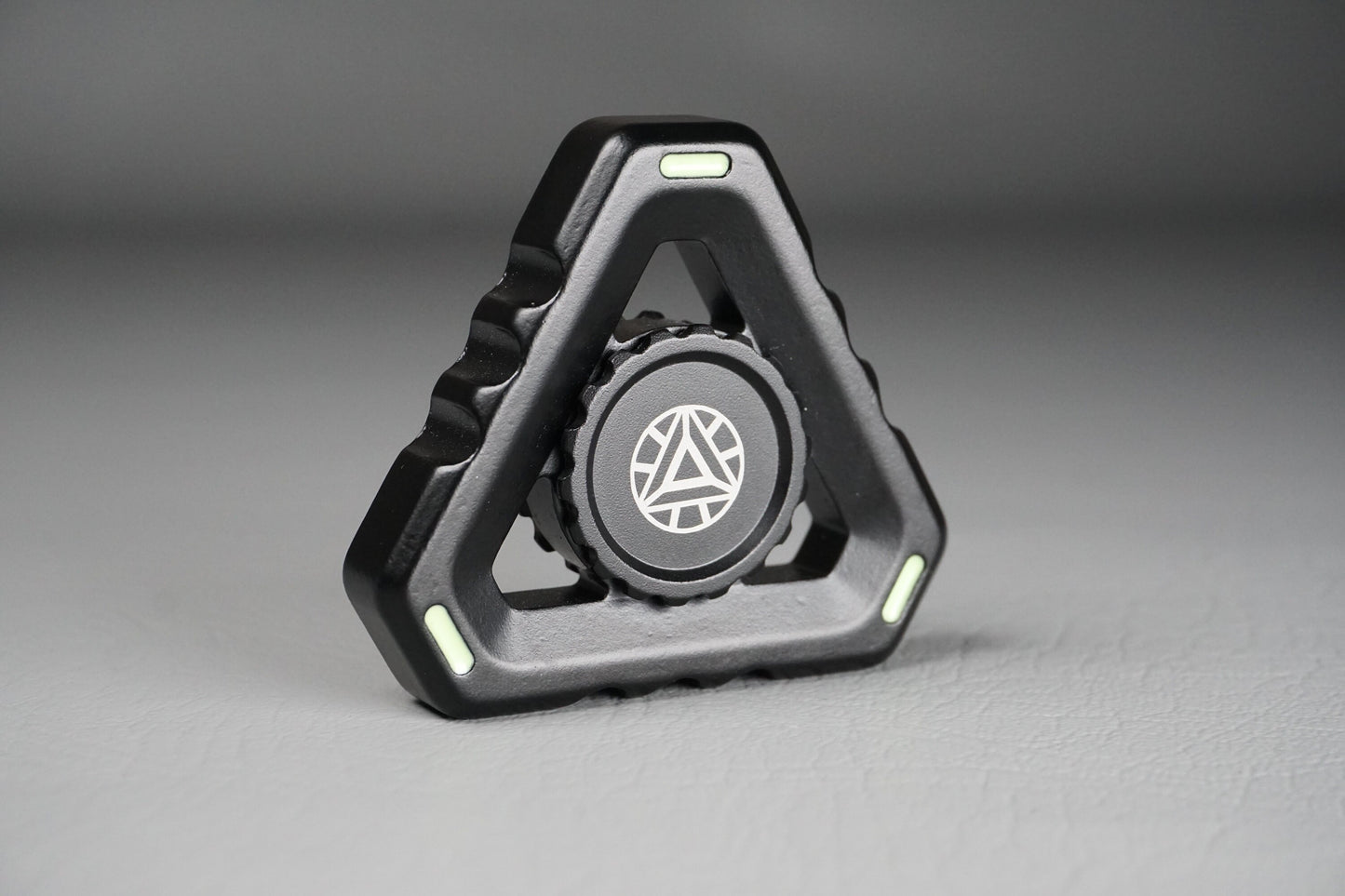 Trine Fidget spinner - triangle shape Heavy Duty Metal Spinner, black, blue, white, red