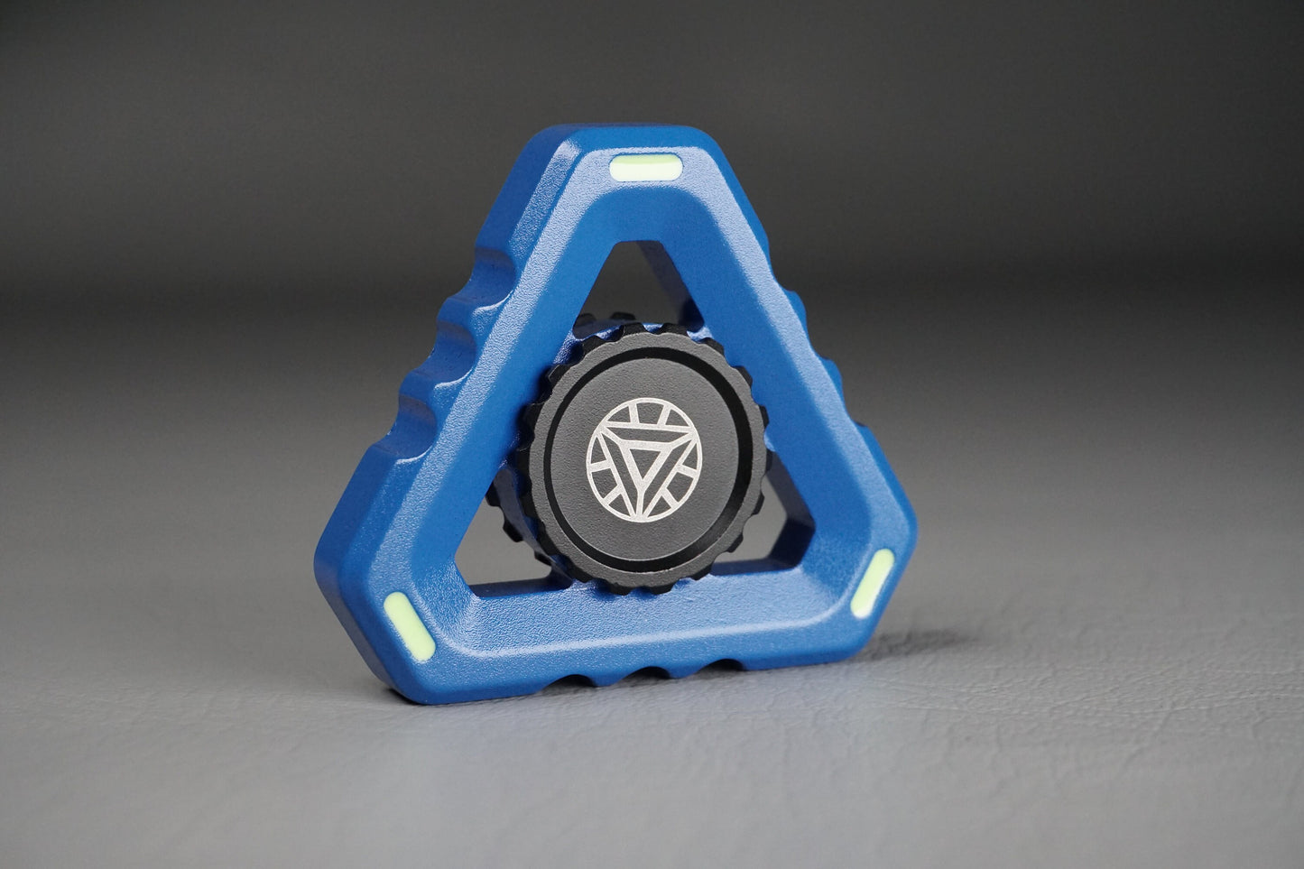 Trine Fidget spinner - triangle shape Heavy Duty Metal Spinner, black, blue, white, red