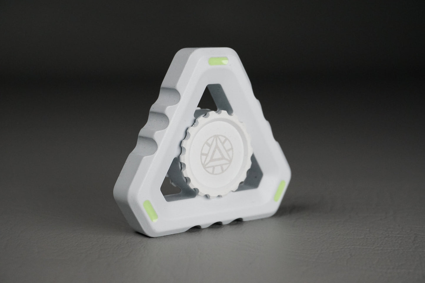 Trine Fidget spinner - triangle shape Heavy Duty Metal Spinner, black, blue, white, red