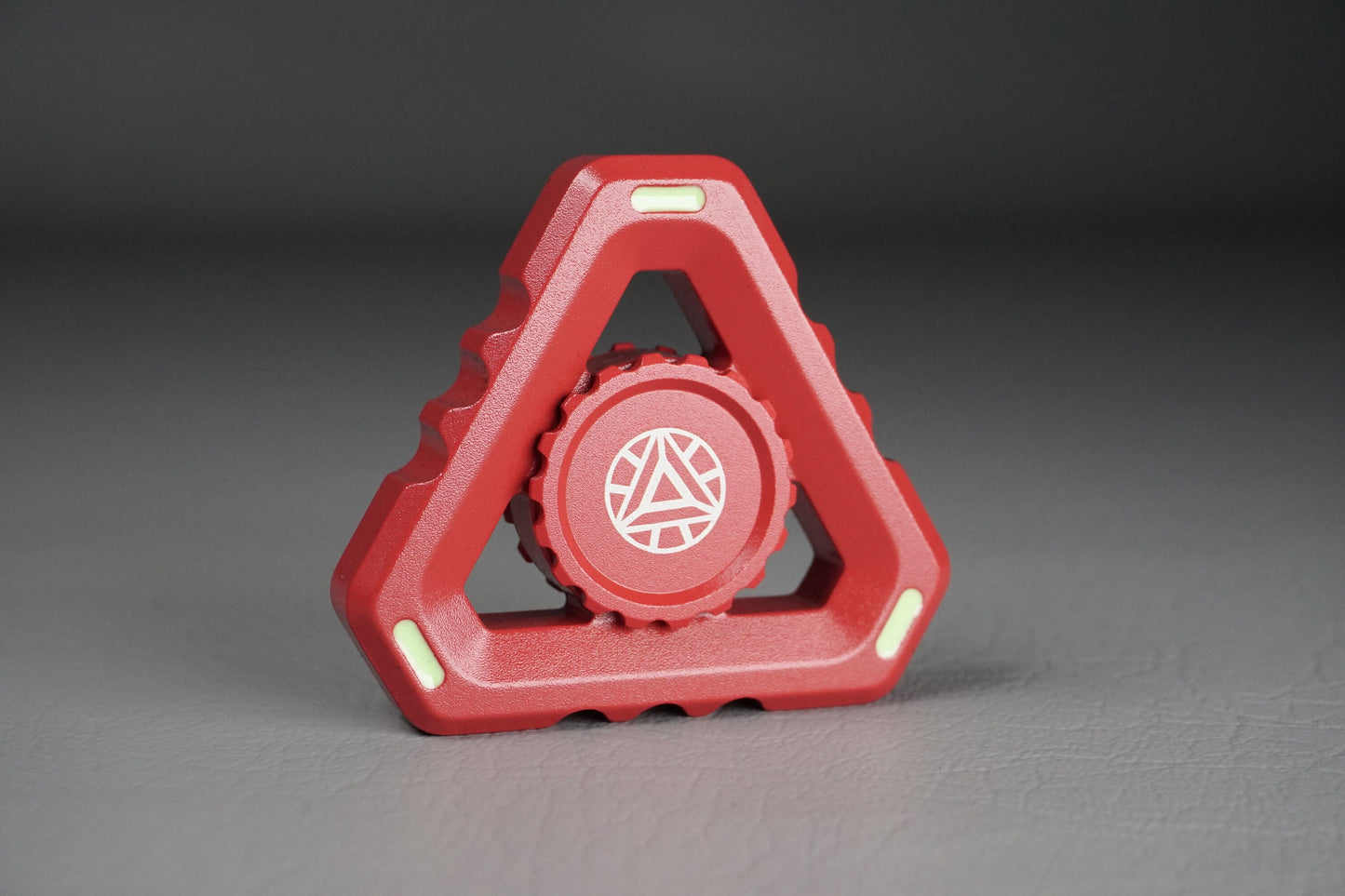 Trine Fidget spinner - triangle shape Heavy Duty Metal Spinner, black, blue, white, red