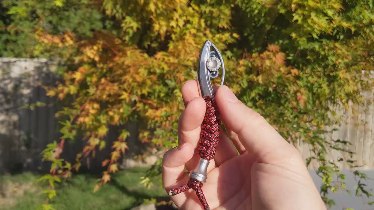 Lucky fish keychain, fidget slider and fidget spinner combo