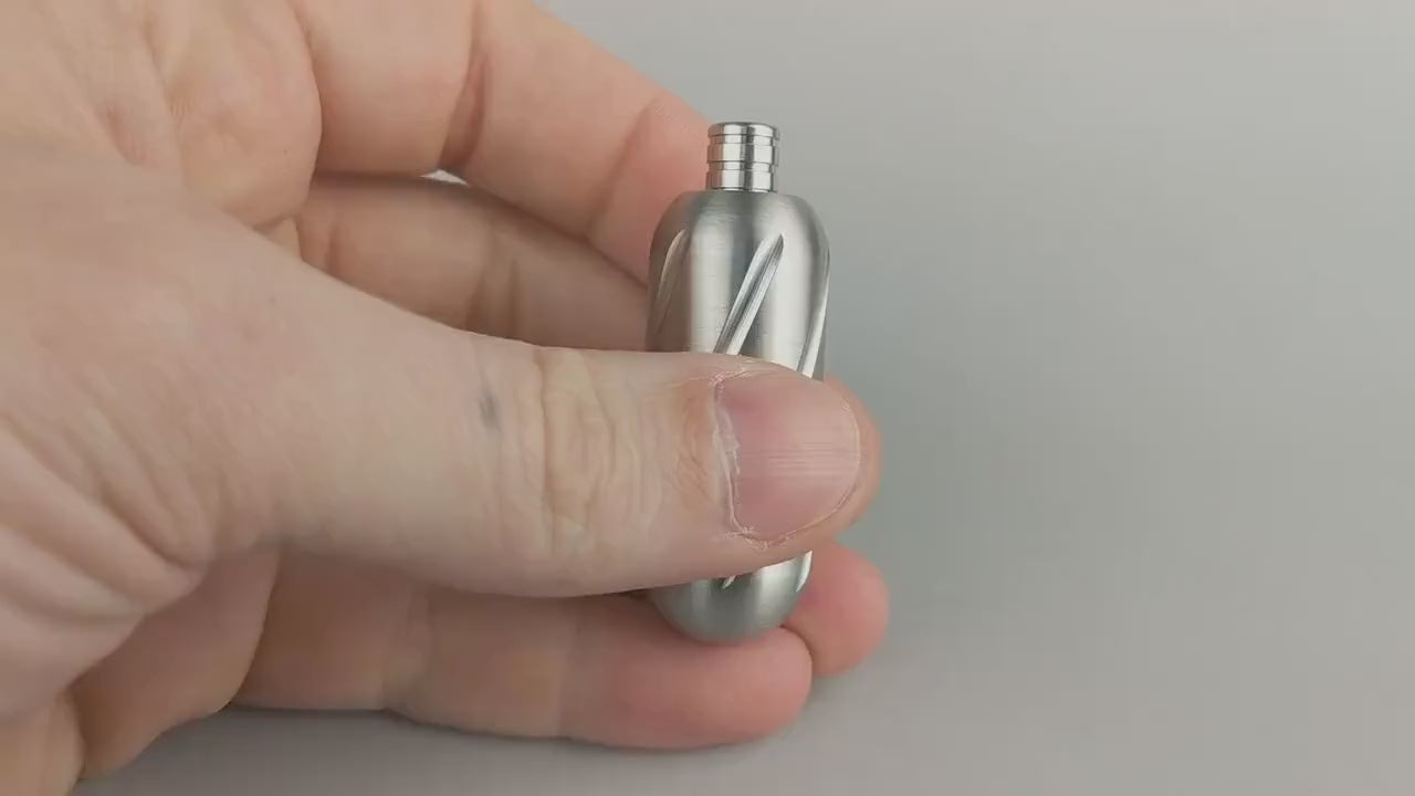 Fidget button clicker 2.0 - Decompression Push clicker, Stainless Steel EDC anxiety toy