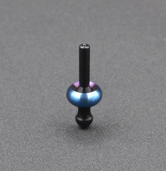 Flick top - spinning jumping toy - mushroom fidget totem