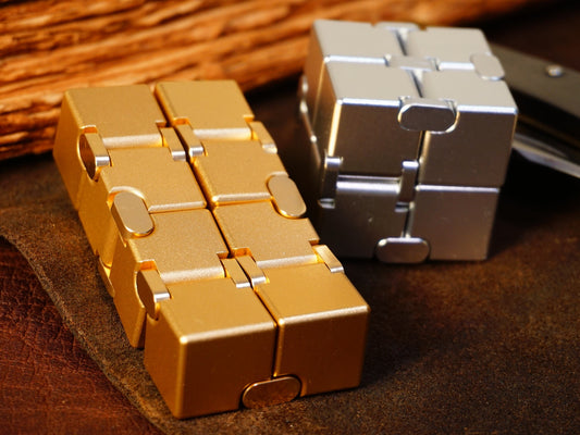 Infinity Cube - Aluminum Desk Toy