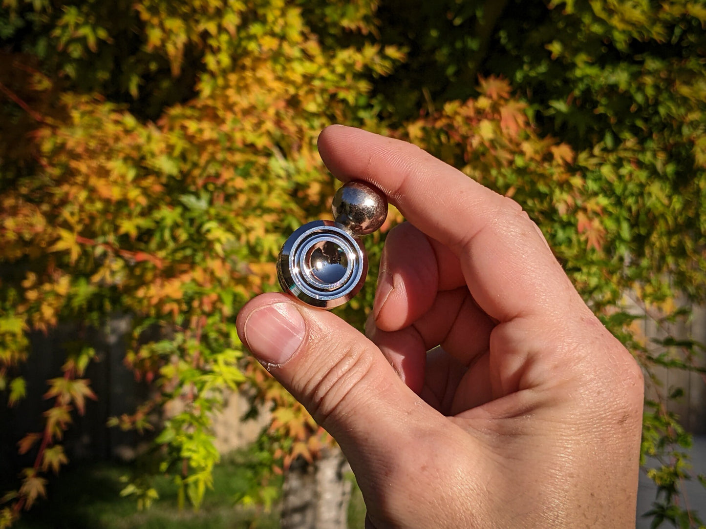 Orbit fidget Roller, steel ball magnet finger spinner