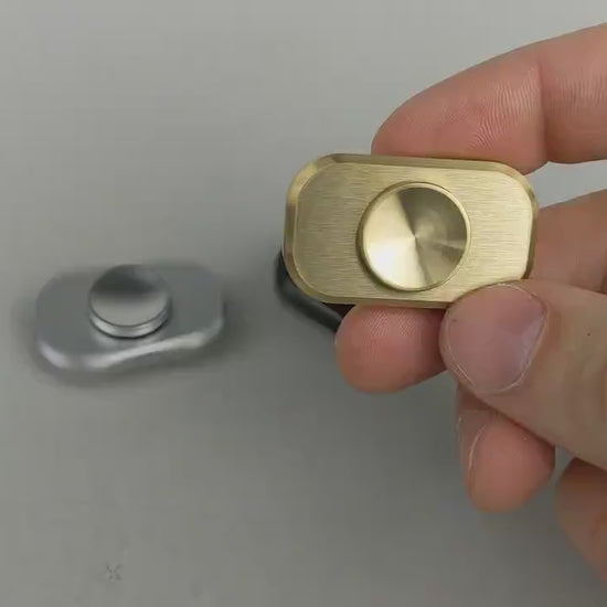 Bit - mini fidget spinner - silver, black, blue, or brass